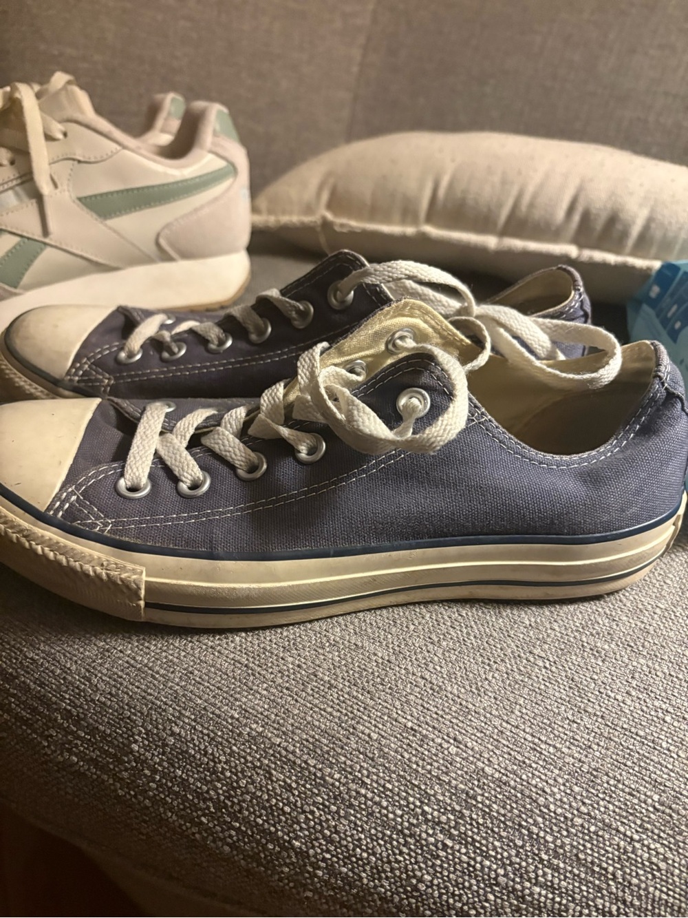 Classic Low-Top Canvas Sneakers in Blue size 8 men 6 women Converse All Dtar